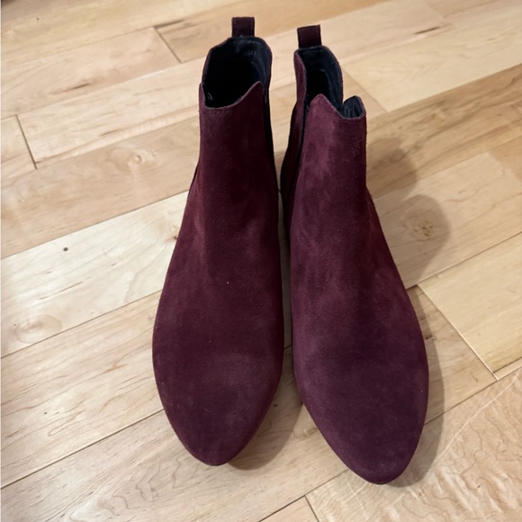 Born Women's Burgundy Ankle Booties - Picture 6 of 7